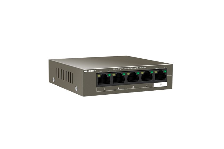Фото Коммутатор 5PORT 10/100/1000M G1105P-4-63W IP-COM
