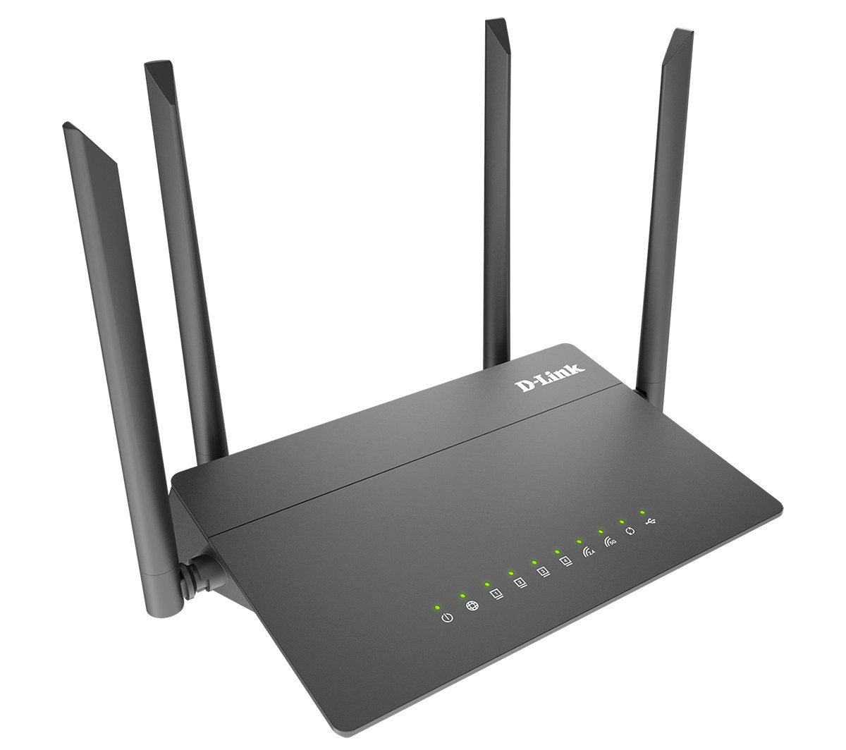 Фото Беспроводной двухдиапазонный маршрутизатор D-Link DIR-815/RU/R4A AC1200 с поддержкой технологии MU-MIMO, 3G/LTE и USB-портом