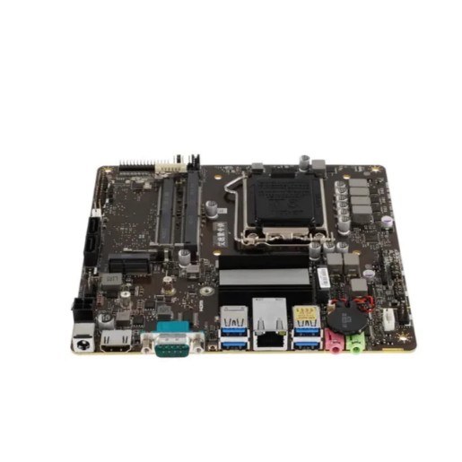 Фото Материнская плата MSI H510TI-S09, LGA 1200, Intel H510, 2xSO-DIMM DDR4, 2xSATA, 1xM.2, 1xHDMI, 1x1Gb LAN, 4xUSB-A 3.2 Gen 1, 2x3.5мм, 5.1, Mini-ITX
