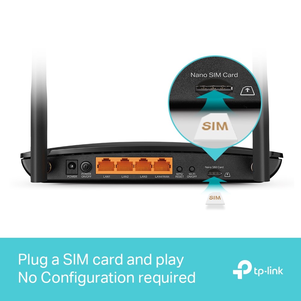 Фото Двухдиапазонный гигабитный Wi-Fi роутер TP-Link Archer MR500 AC1200 с поддержкой 4G+ Cat6