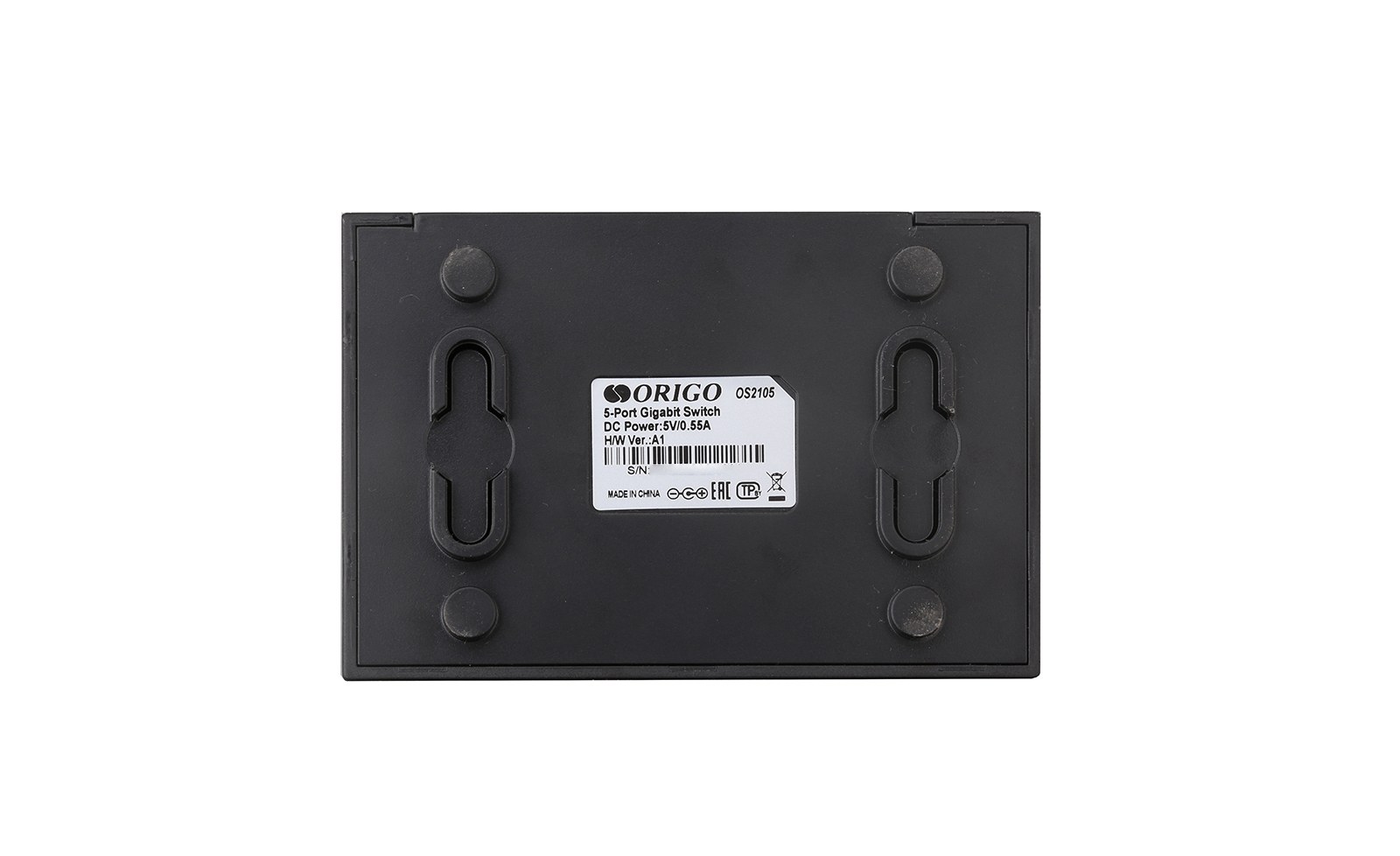 Фото Коммутатор неуправляемый ORIGO OS2105/A2A 5x1000Base-T, корпус пластик