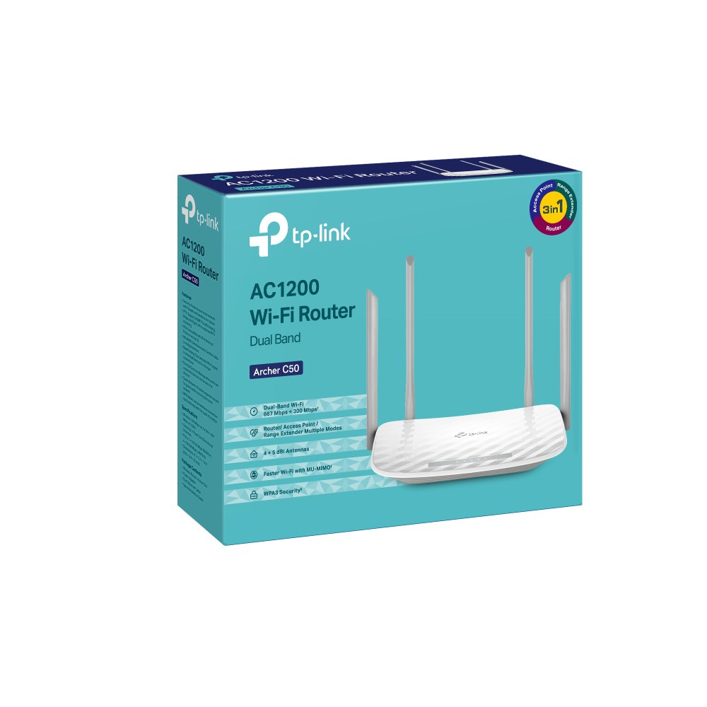 Фото Двухдиапазонный TP-Link Wi-Fi роутер AC1200