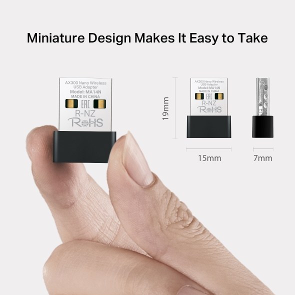 Фото USB Wi-Fi адаптер Mercusys MA14N N150