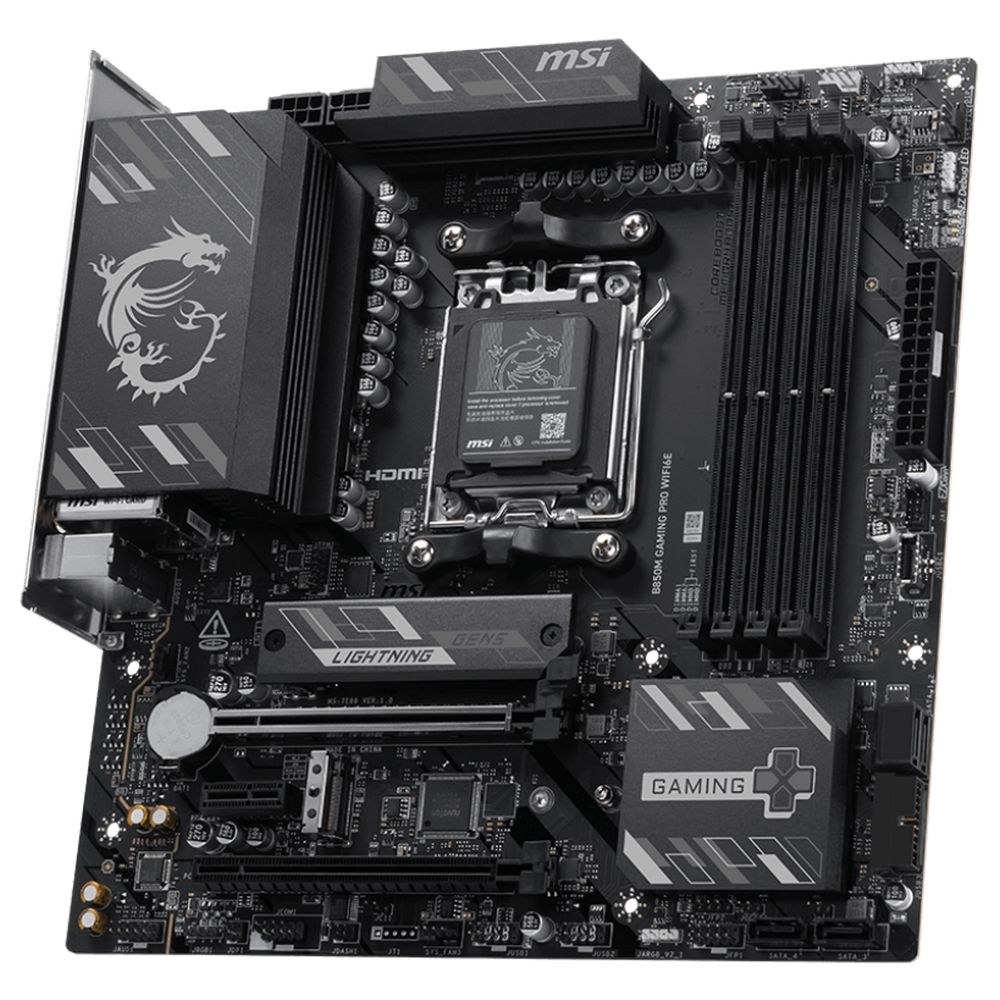 Фото Материнская плата MSI B850M GAMING PRO WIFI6E