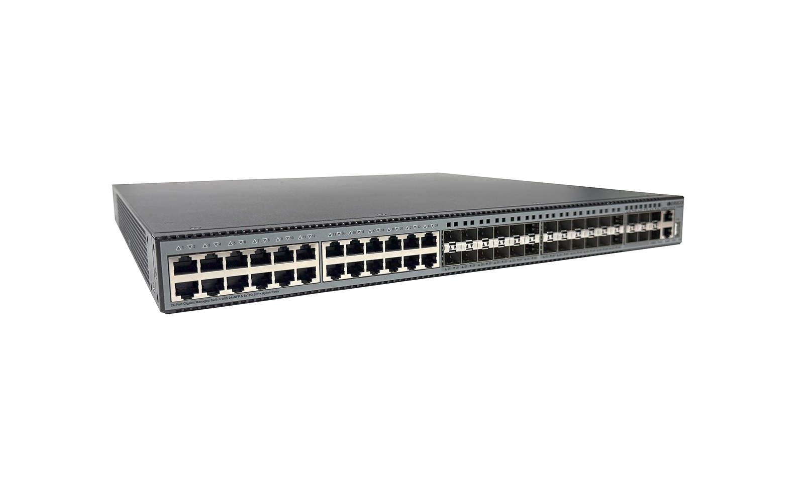 Фото Коммутатор ORIGO OS3254M/A1A, 24×1 Гбит/с + 24×1 Гбит/с SFP + 6×10 Гбит/с SFP+, управляемый