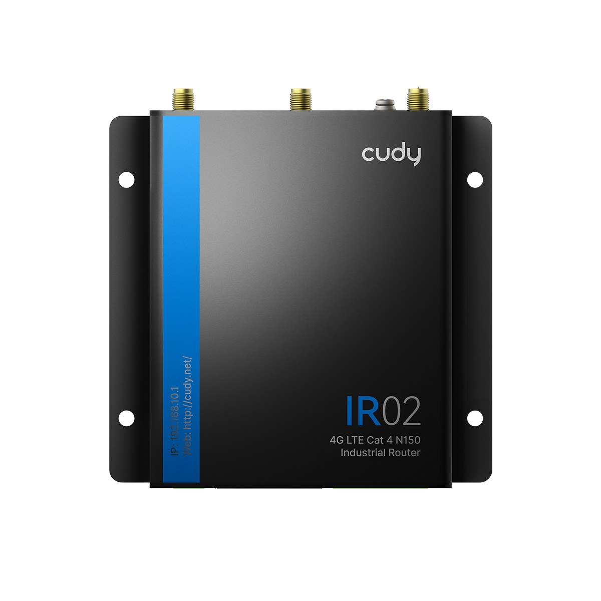 Фото Промышленный маршрутизатор Industrial 4G LTE Cat4 Wi-Fi Router, LTE Cat4, N150 WiFi, 2 x 10/100M RJ45 Ports, 2 x SIM Slots, 1 x RP-SMA(Wi-Fi), 2 x SMA(4G), 1 x 7-Pin Industrial interface(RS485/RS232/IO), 1x 2-Pin Power Port, Support Wide Range Voltage, Su