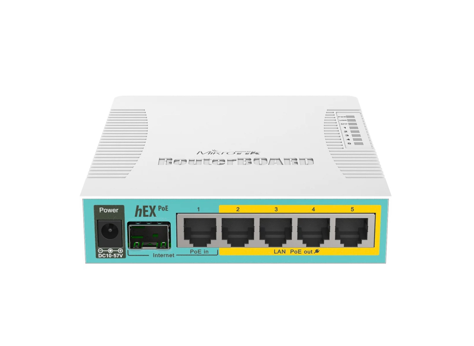 Фото Маршрутизатор 10/100/1000M 5PORT HEX POE RB960PGS MIKROTIK