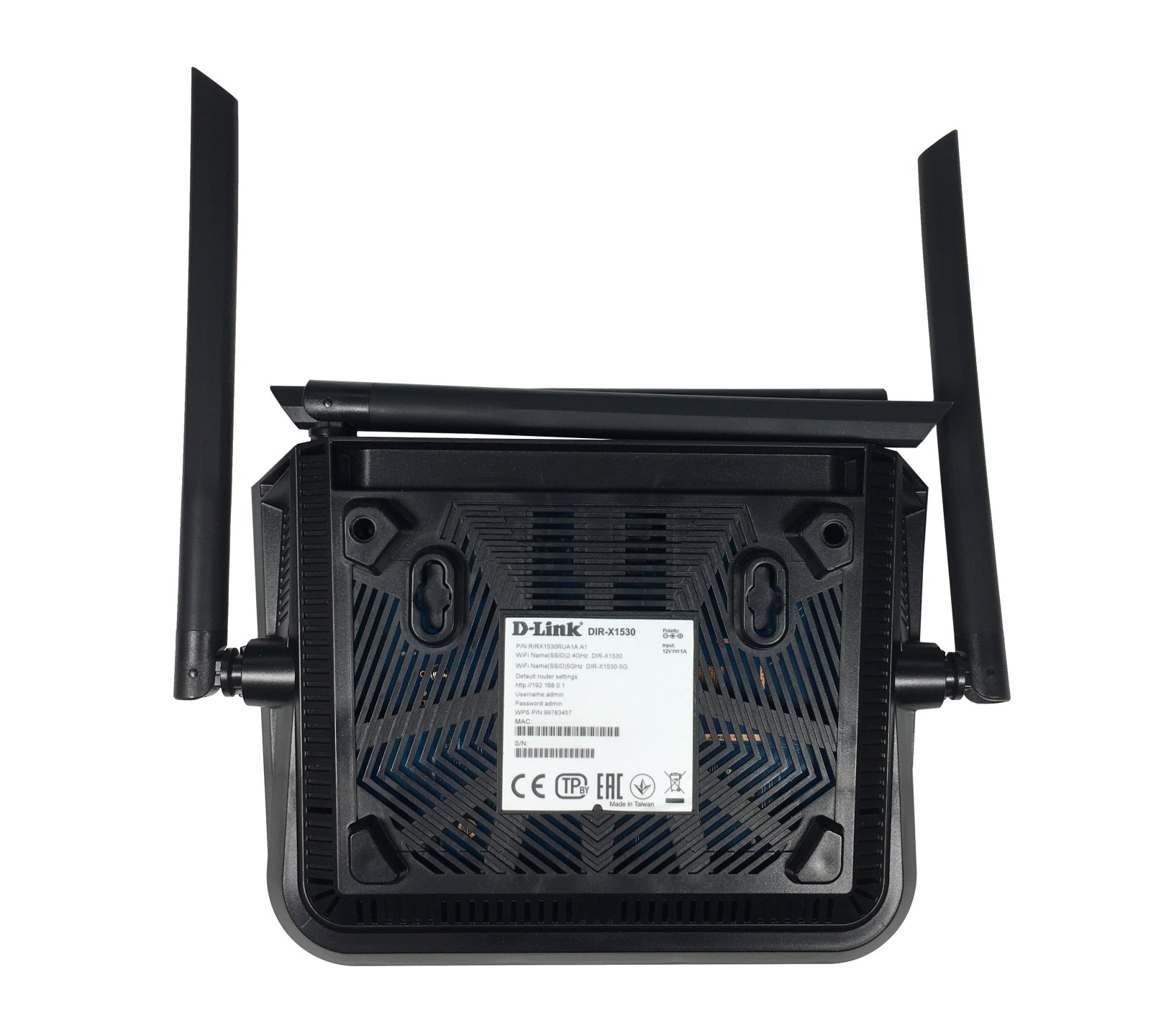 Фото Двухдиапазонный гигабитный Wi-Fi 6 маршрутизатор D-Link DIR-X1530/RU/A1A AX1500 (466526)