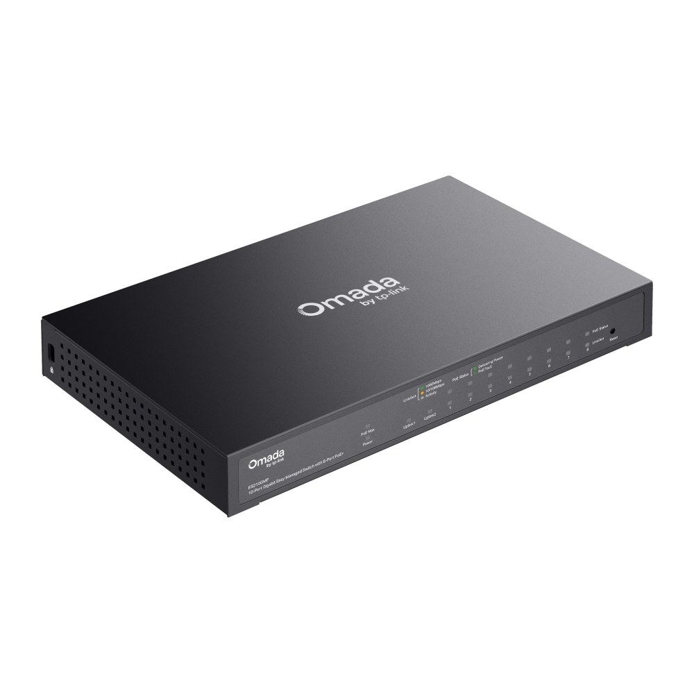 Фото Коммутатор TP-Link Omada 10-Port Gigabit Easy Managed Switch with 8-Port PoE+