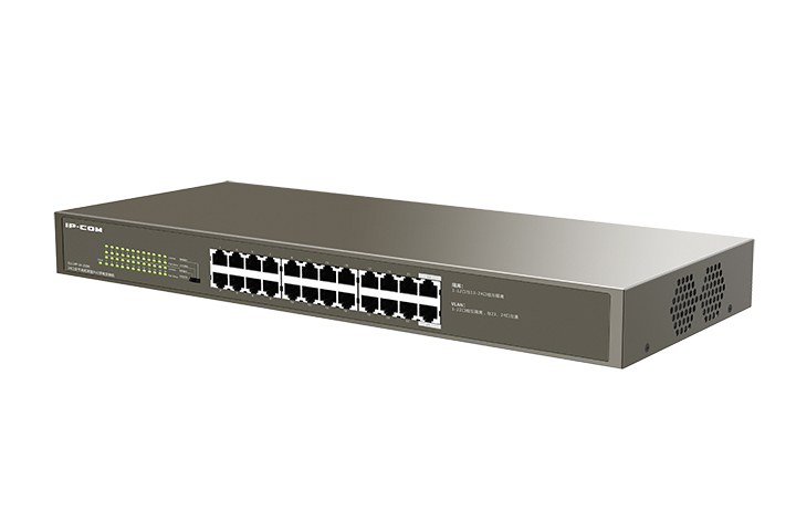Фото Коммутатор IP-COM G1124P-24-250W, 24×1 Гбит/с PoE, неуправляемый
