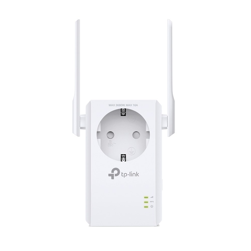 Фото Сетевой адаптер TP-Link SOHO TL-WA860RE 300Mbps Wireless N Wall Plugged Range Extender with AC Passthrough, QCA(Atheros), 2T2R, 2.4GHz, 802.11b/g/n, 1 10/100Mbps LAN port, Range Extender button, Range Extender mode, suppo поставляется без кабеля RJ-45