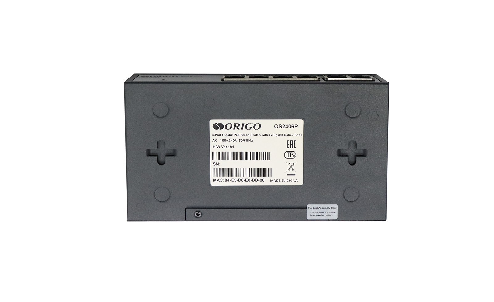 Фото Коммутатор Smart Managed L2 PoE Switch 4 x 1000Base-T PoE+, 2 x 1000Base-T, PoE-60W budget