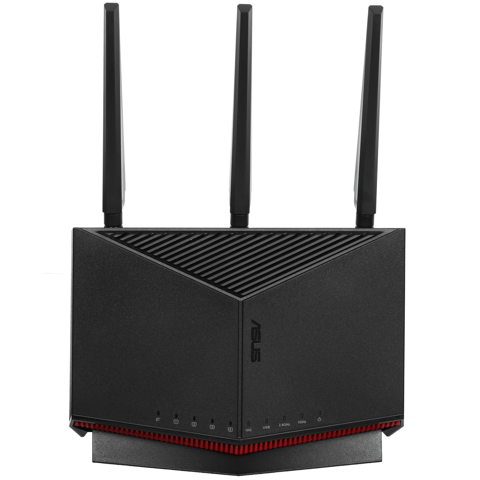 Фото Маршрутизатор ASUS RT-BE86U, черный/красный, 90IG08W0-MO9A0V