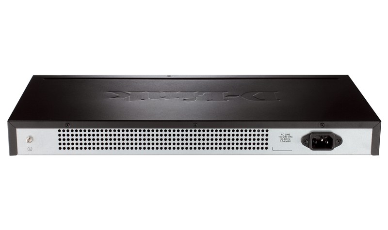 Фото Коммутатор управляемый 2 уровня D-Link DES-3200-28/C1A с 24 портами 10/100BASE-T + 2 комбо-портами 1000Base-T/SFP