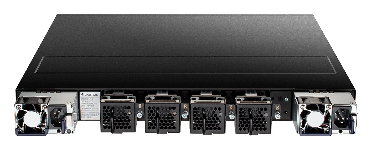 Фото Коммутатор Managed L3 Switch 48x10Gbase-X SFP+, 6x40Gbase-X QSFP+, CLI, 1000Base-T Management, mini-USB Console, USB, w/D-Link OS