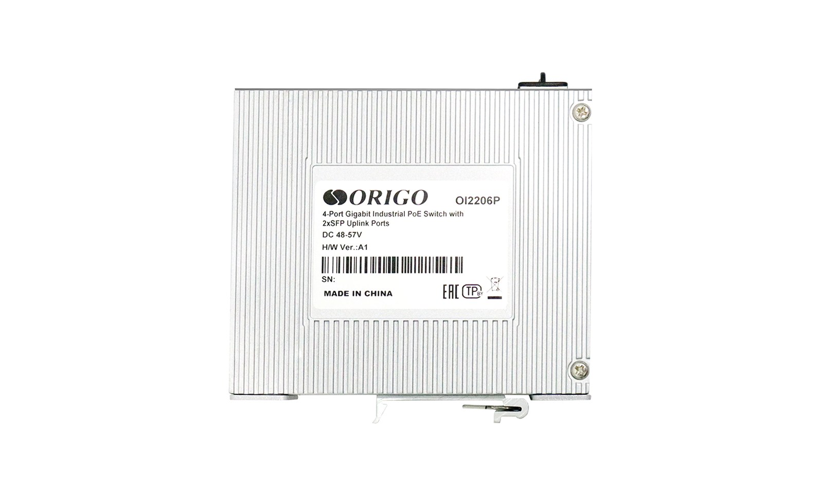 Фото Коммутатор Unmanaged Industrial Switch 4x1000Base-T PoE, 2x1000Base-X SFP, PoE Budget 120W, Surge 4KV, -40 to 75°C