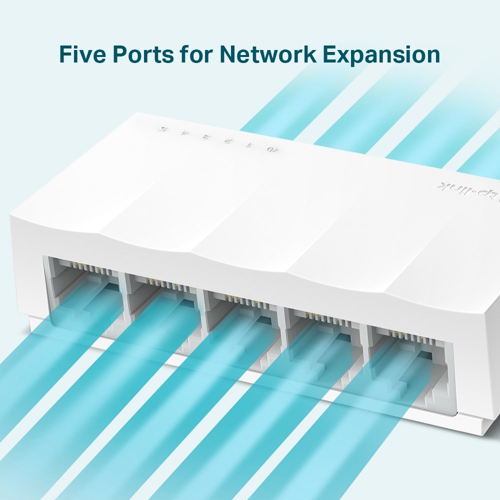 Фото Коммутатор TP-Link LS1005, 5 портов Ethernet 100 Мбит/с