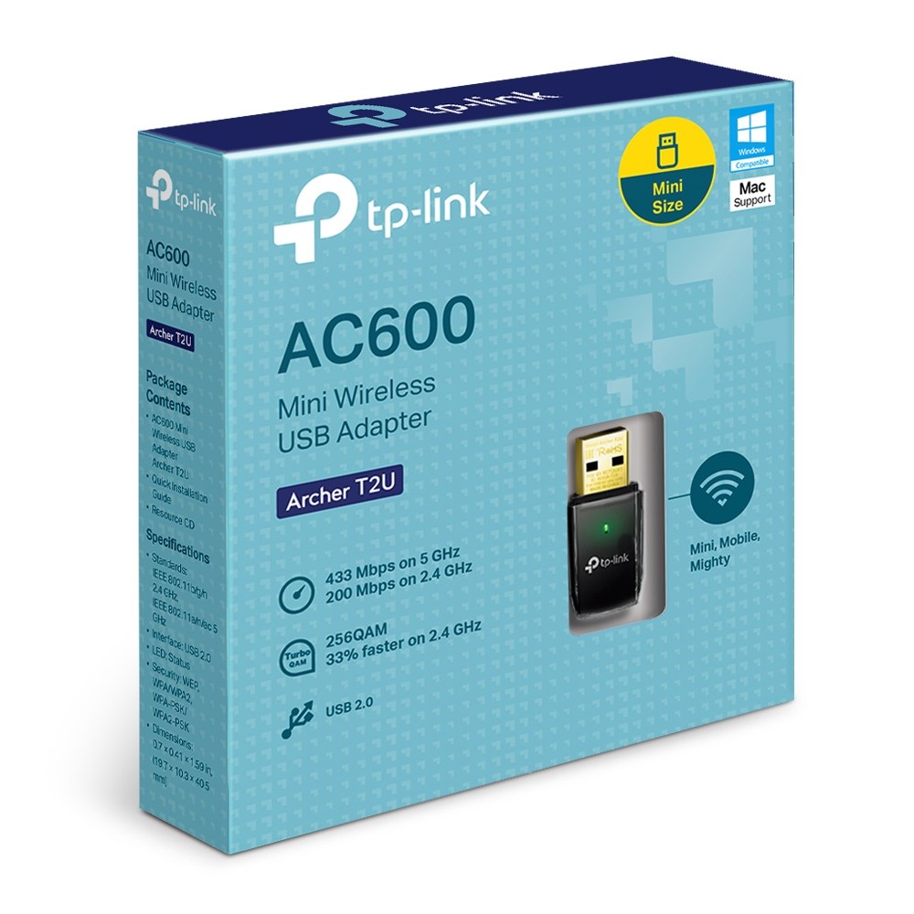 Фото Сетевой адаптер WiFi TP-Link Archer T2U