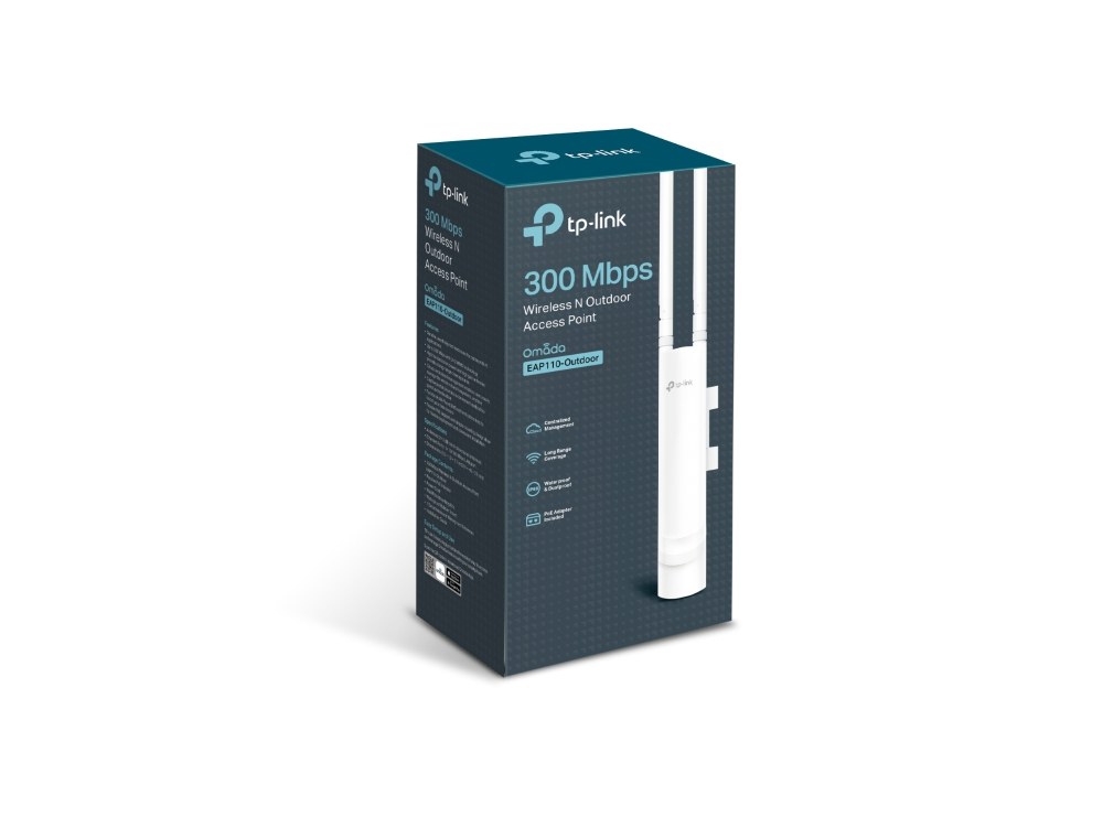 Фото Беспроводная наружная точка доступа серии N TP-Link SMB EAP110-Outdoor скорость до 300 Мбит/с