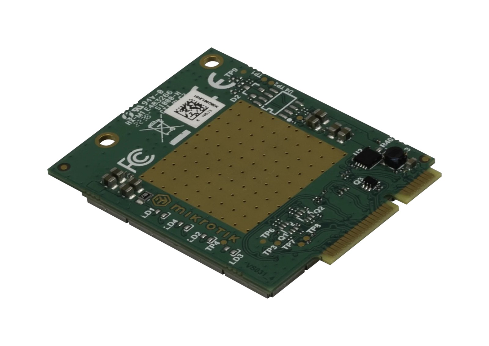 Фото Плата концентратора MikroTik R11eL-FG621-EA miniPCi-e card, 3G/LTE, 2x u.Fl