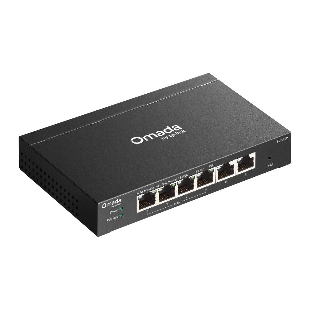 Фото Коммутатор TP-Link Omada 6-Port Gigabit Easy Managed Switch with 4-Port PoE+