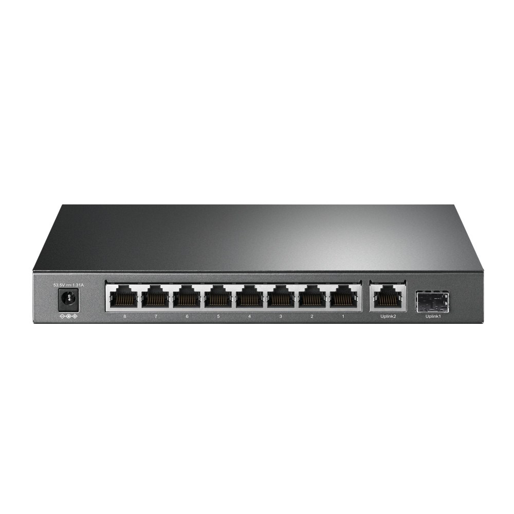 Фото Коммутатор TP-Link TL-SG1210P 10-портовый гигабитный настольный с 8 портами PoE+ SMB