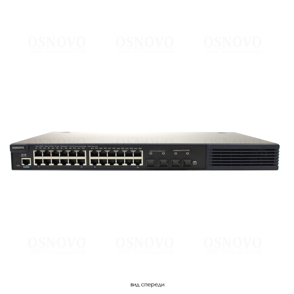 Фото Коммутатор Osnovo SW-8244/LST(370W) управляемый
