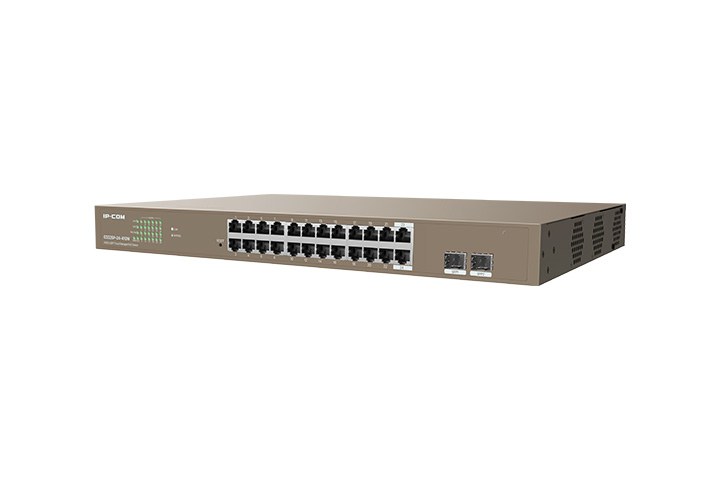 Фото Коммутатор управляемый IP-COM G3326P-24-410W, настенный, настольный, 1000 Мбит/сек, 24 port, SFPx