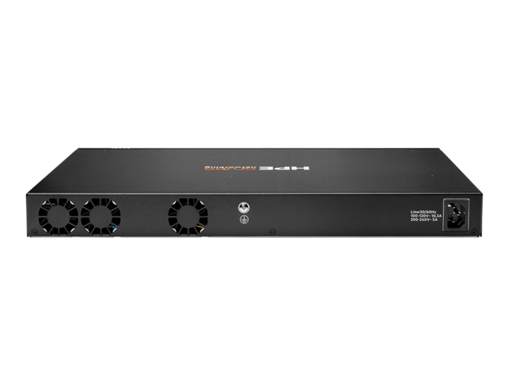 Фото Коммутатор HPE Aruba Networking CX 6200F 48G Class 4 PoE 4SFP+ 740W, 48×1 Гбит/с PoE+ + 4×10 Гбит/с SFP+ Uplink, управляемый