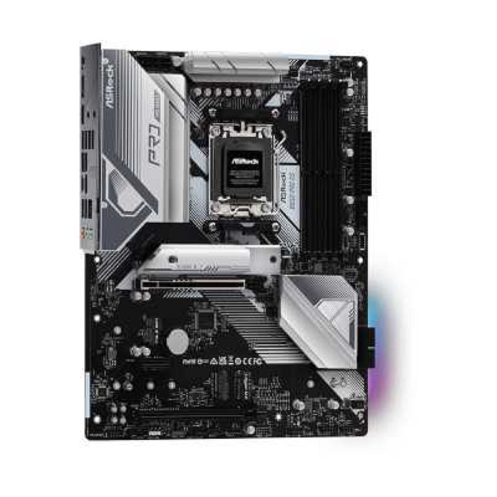 Фото Материнская плата ASRock B650 PRO RS, AM5, AMD B650, 4xDDR5, 4xSATA, 3xM.2, 1xPCIe 4.0 x16, 1xPCIe 3.0 x4, 1xPCIe 3.0 x1, 1xDP, 1xHDMI, 1x2.5Gb LAN, 1xUSB-C 10Gbps, 1xUSB-A 10Gbps, 2xUSB-A 5Gbps, 6xUSB-A 2.0, 3x3.5 мм, 7.1, ATX