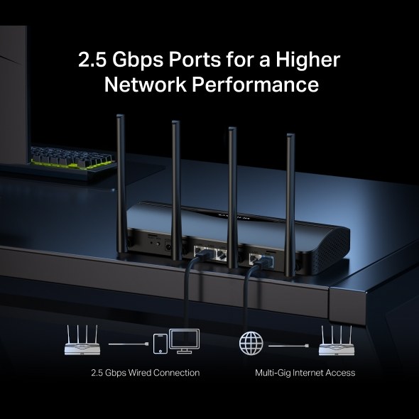 Фото Двухдиапазонный маршрутизатор Wi-Fi Mercusys MR27BE