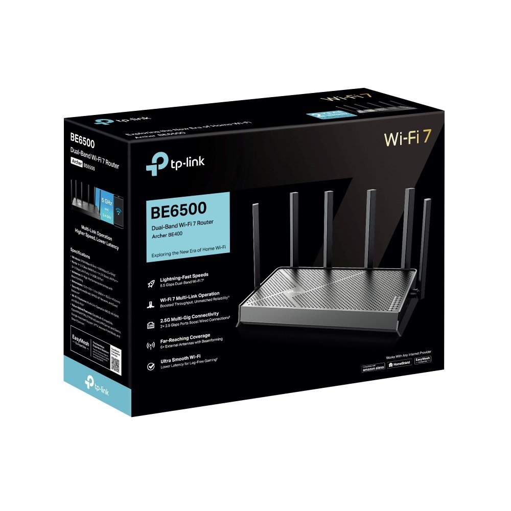 Фото Роутер TP-Link Archer BE400 BE3600