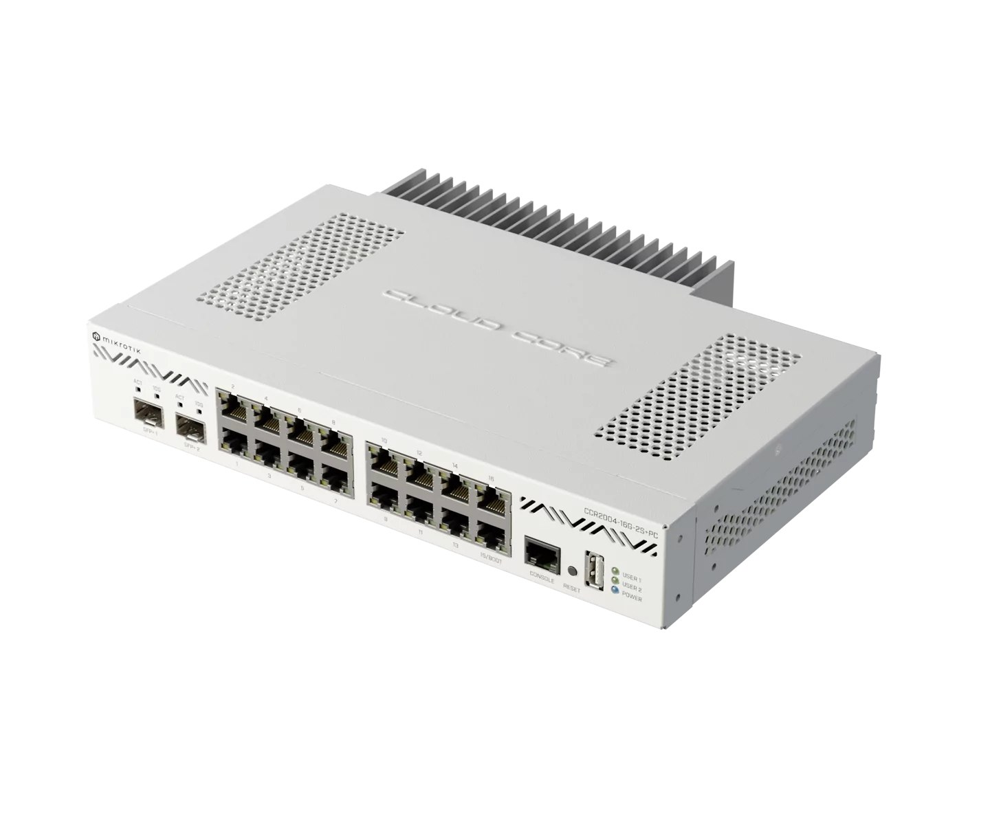 Фото Маршрутизатор Mikrotik CCR2004-16G-2S+PC