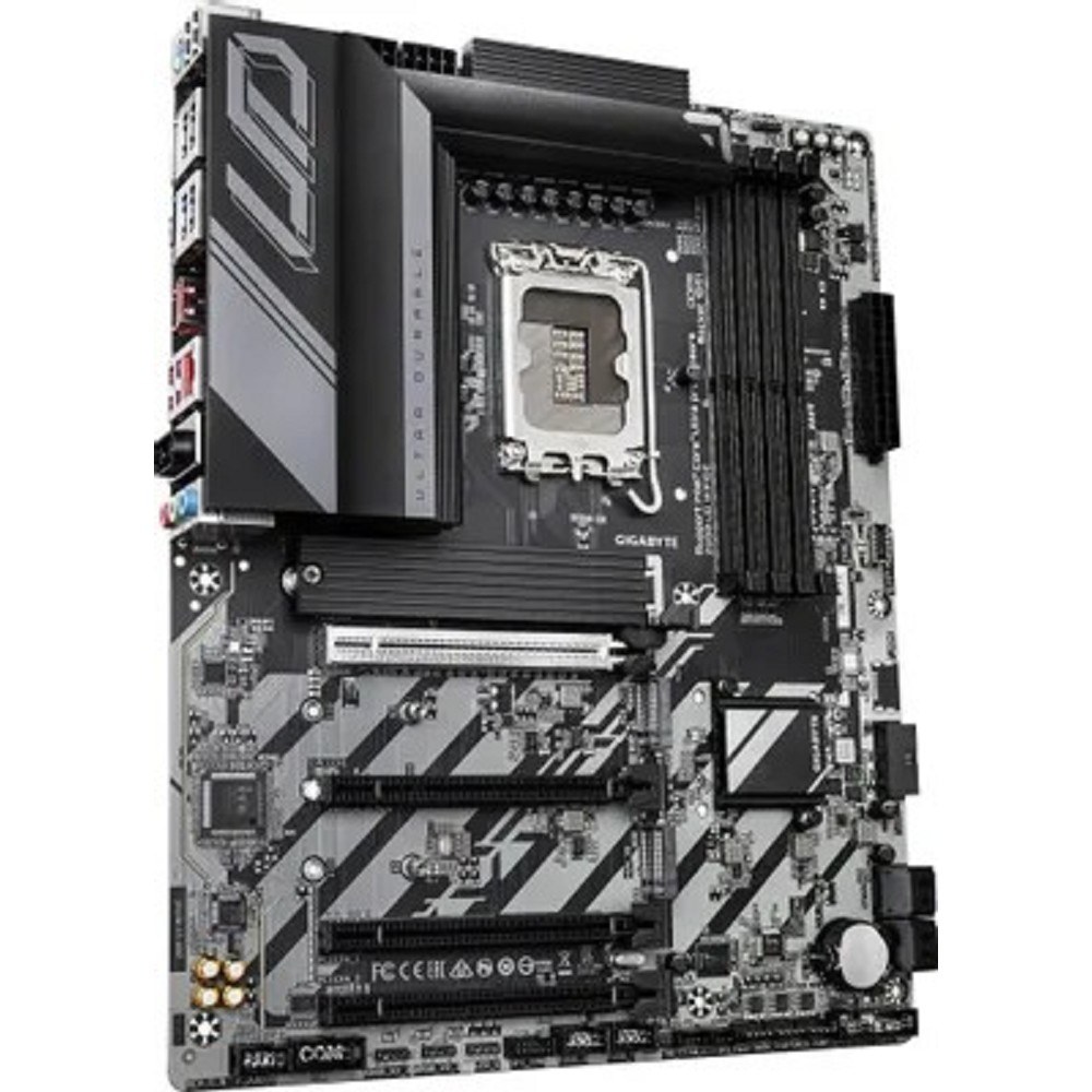 Фото Материнская плата Gigabyte Z890 UD WIFI6E, LGA 1851, Intel Z890, 4xDDR5, 4xSATA, 3xM.2, 1xPCIe 5.0 x16, 2xPCIe 4.0 x4, 1xPCIe 4.0 x1, 1xDP, 1xUSB-C, 1x 2.5Gb LAN, 4xUSB-A 3.2 Gen 1, 1xUSB-A 3.2 Gen 2, 4xUSB-A 2.0, 1xUSB4, 3x3.5 мм, 7.1, ATX