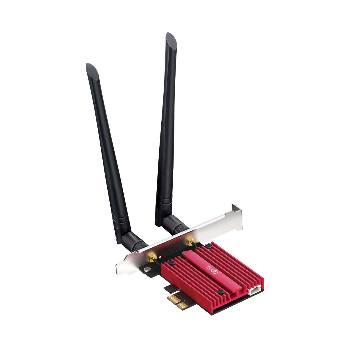 Фото Сетевой адаптер Wi-Fi + Bluetooth Cudy WE3000S АХ5400 PCI Express (ант.внеш.съем) 2ант.