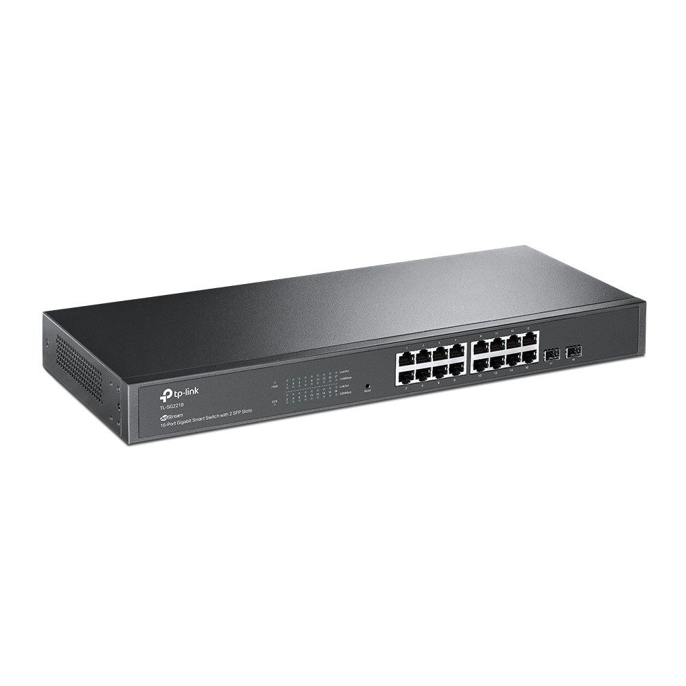 Фото Коммутатор TP-Link Jetstream 16-port gigabit smart switch with 2-gigabit uplink ports