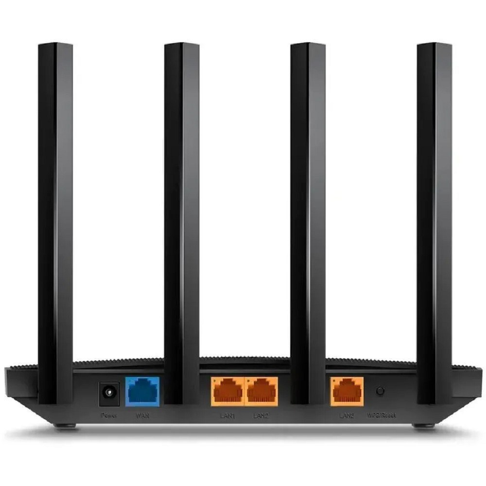 Фото Роутер TP-Link AX1500 Dual-Band Wi-Fi 6 RouterSPEED: 300 Mbps at 2.4 GHz + 1201Mbps at 5 GHzSPEC: 4× Antennas, 1GHz Dual Core CPU, 1× Gigabit WAN Port + 3× Gigabit LAN Ports, 1024-QAM, OFDMAFEATURE: Tether App, WPA3, Access Point Mode, IPv6 Supported, IPT