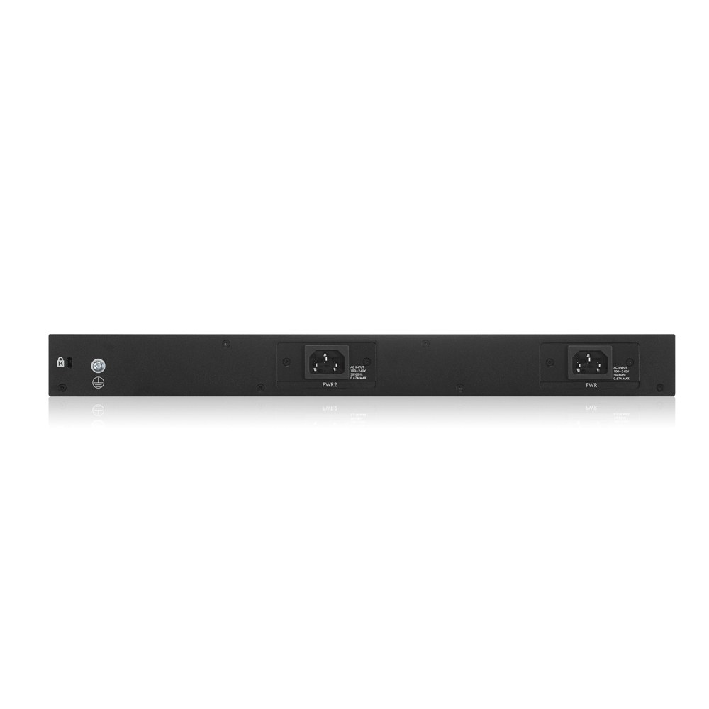 Фото Коммутатор ZYXEL ZYXEL XGS4600-32 L3 Managed Switch, 28 port Gig and 4x 10G SFP+, stackable, dual PSU