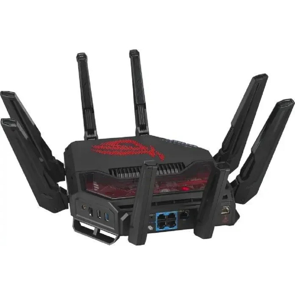 Фото Маршрутизатор ASUS GT-BE19000 AI WiFi 7 2x10G 4x2.5G 2xUSB 11529+5764+1376Mbps 6GHz/5GHz/2.4GHz