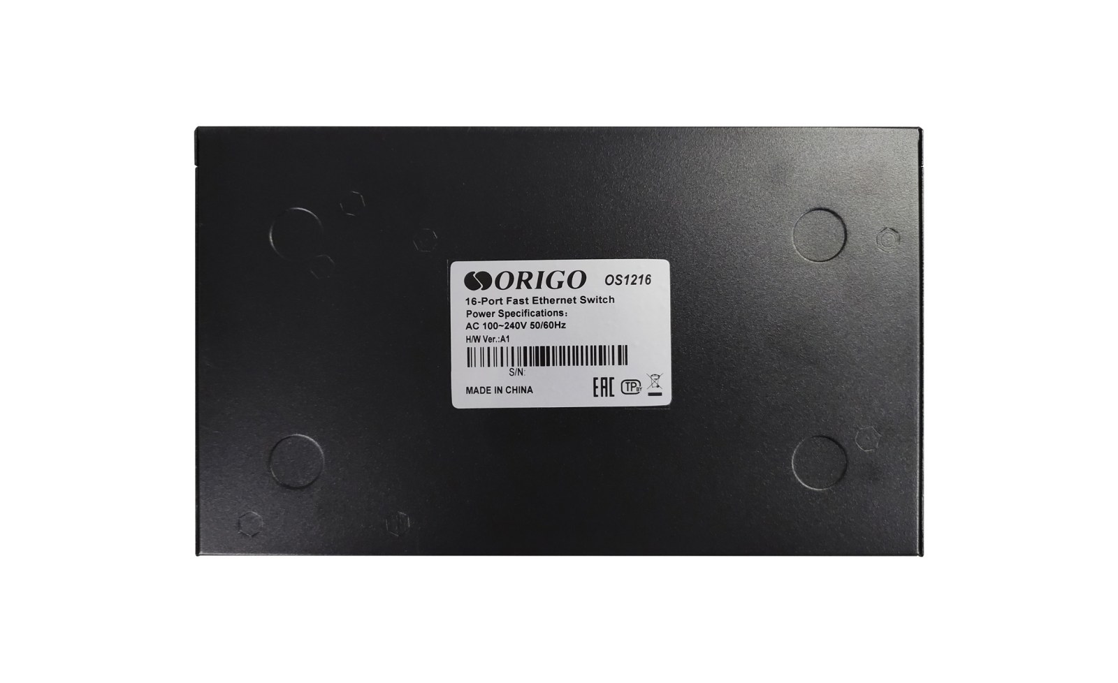 Фото Коммутатор неуправляемый ORIGO OS1216/A1A 16x100Base-TX, корпус металл