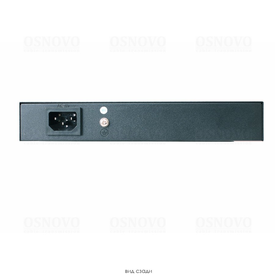 Фото Коммутатор Passive PoE OSNOVO SW-21000/A(120W), 8*10/100 Base-T+ 2*10/100 Base-T Uplink, до 30W на порт