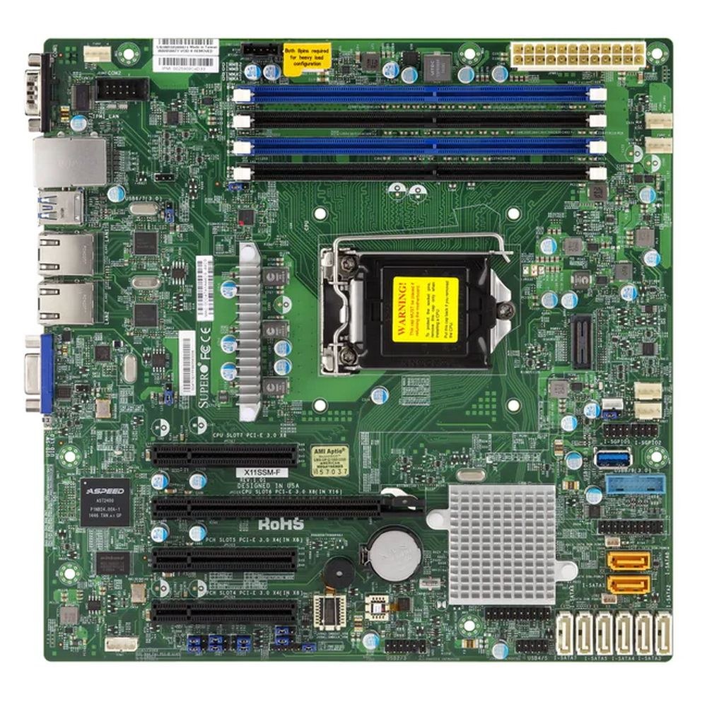 Фото Материнская плата Supermicro MBD-X11SAE-M-B