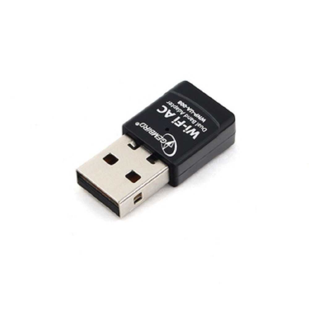 Фото Сетевой двухдиапазонный Wi-Fi мини USB-адаптер Gembird 600 Мбит, USB, 802.11b/g/n/ac/а