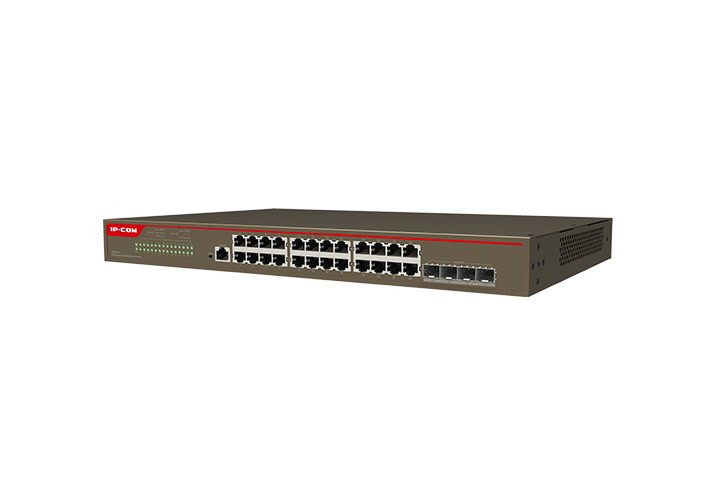 Фото Коммутатор IP-COM G5328X, 24×1 Гбит/с + 4×10 Гбит/с SFP+, управляемый