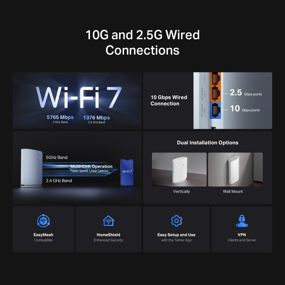 Фото Роутер TP-Link Archer BE450 BE3600
