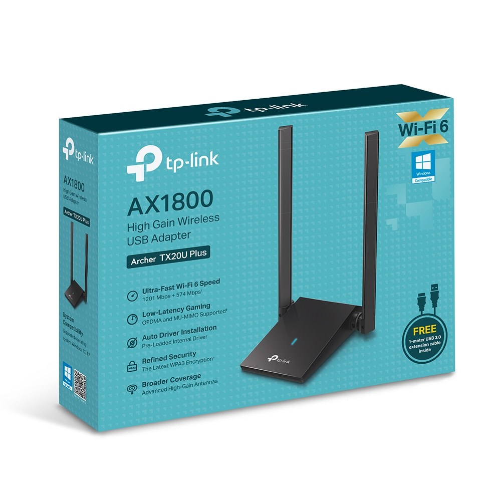 Фото USB Wi-Fi адаптер TP-Link Archer TX20U Plus AX1800
