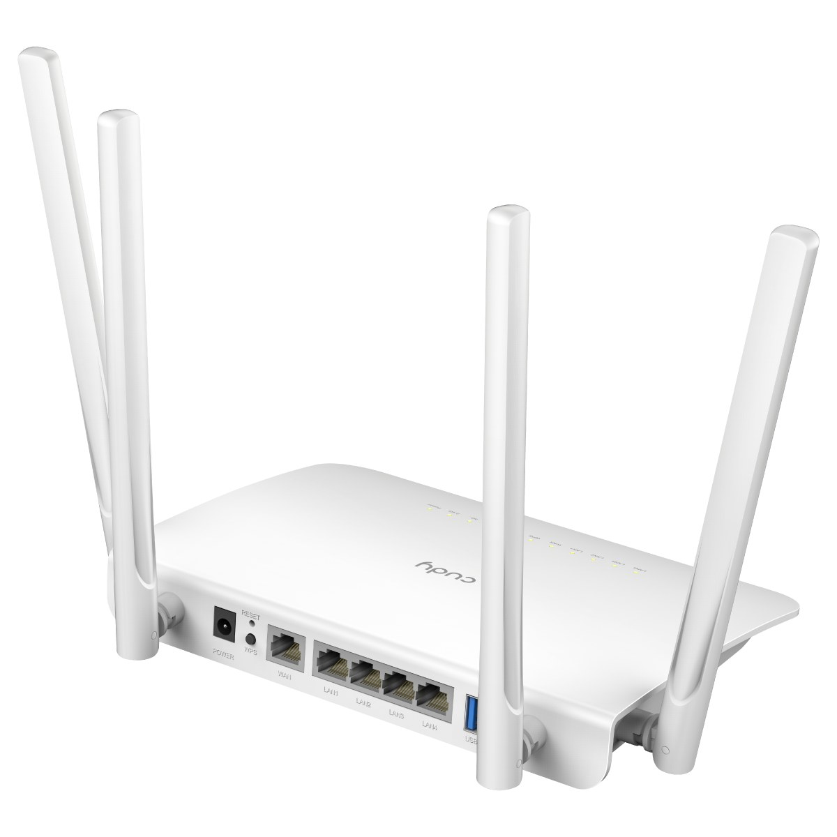 Фото Маршрутизатор CUDY WR1300 V5 AC1200 Gigabit Wi-Fi Mesh Router WR1300 V5 AC1200 Gigabit Dual Band Wi-Fi Mesh Router, Chipset MediaTek, 5 × 10/100/1000Mbps RJ45 Ports, 4 x 5dBi fixed antennas,  WiFi router/AP/ Repeater/WISP Mode, 802.11ac/a/b/g/n, 867Mbps a
