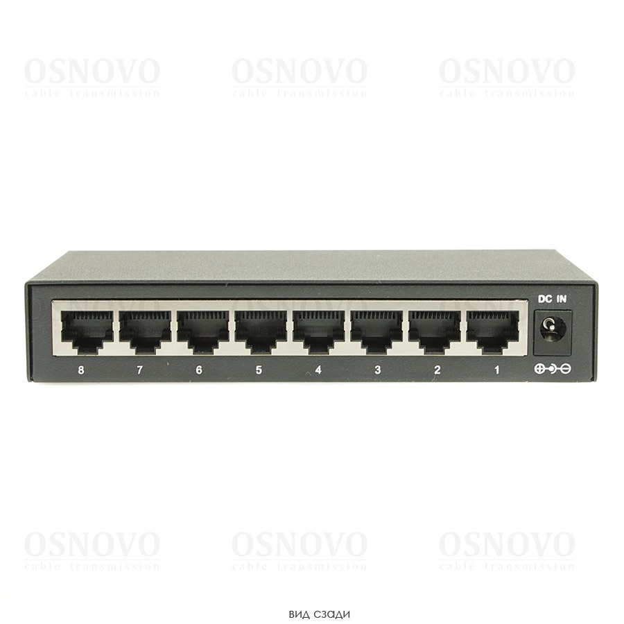 Фото Коммутатор Osnovo SW-10800 неуправляемый