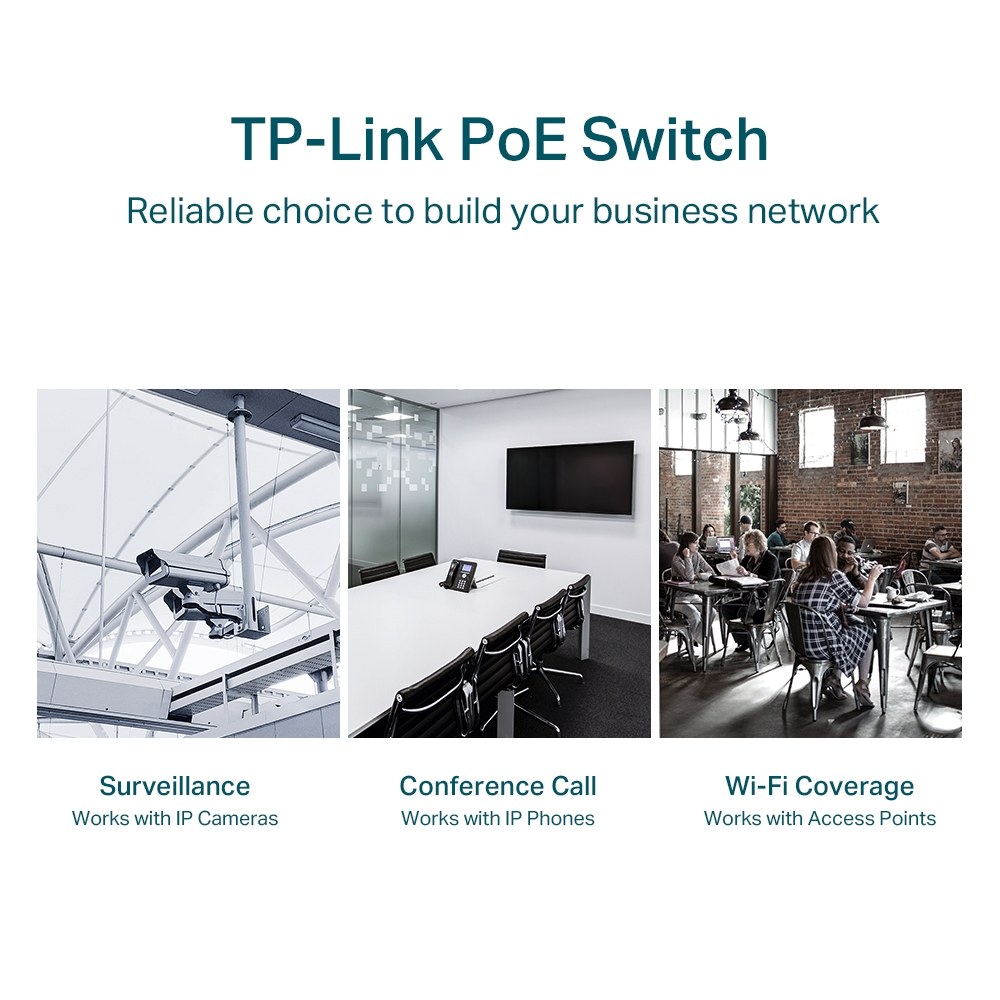 Фото Коммутатор TP-Link TL-SG1428PE Easy Smart 28 портовый гигабитный коммутатор с 24 портами PoE+ SMB