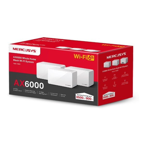 Фото Mesh-система Mercusys Halo H90X (2 шт.) AX6000
